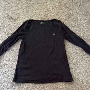 Black Long Sleeve Top